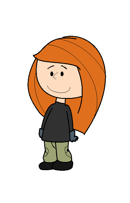 Kim Possible in Peanuts style