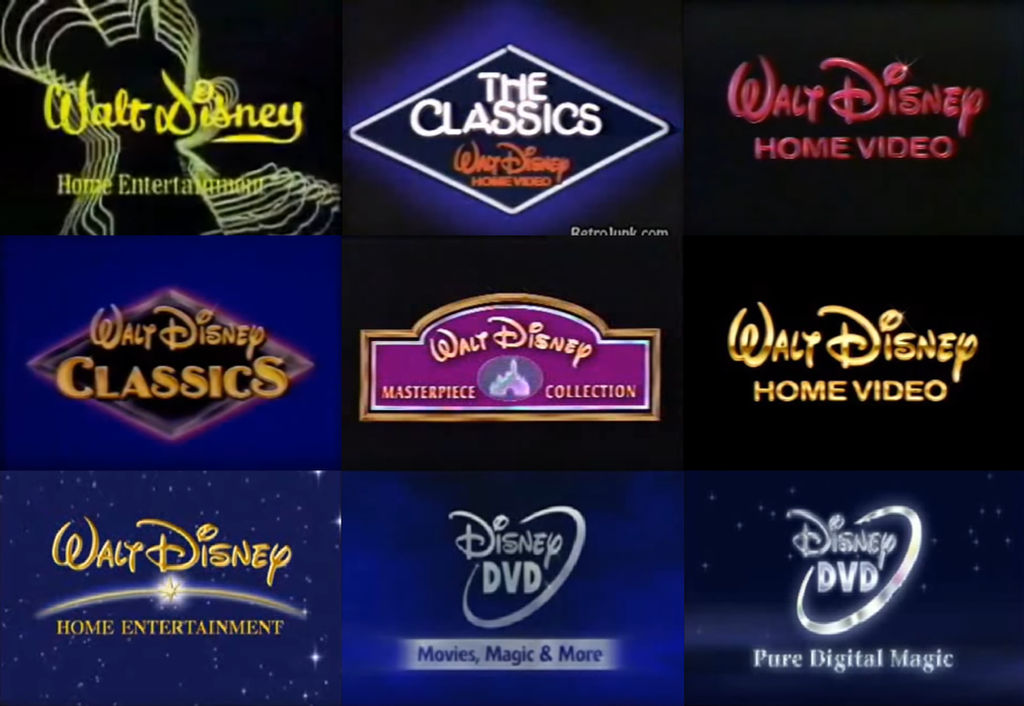 Gold Walt Disney Home Video Logo