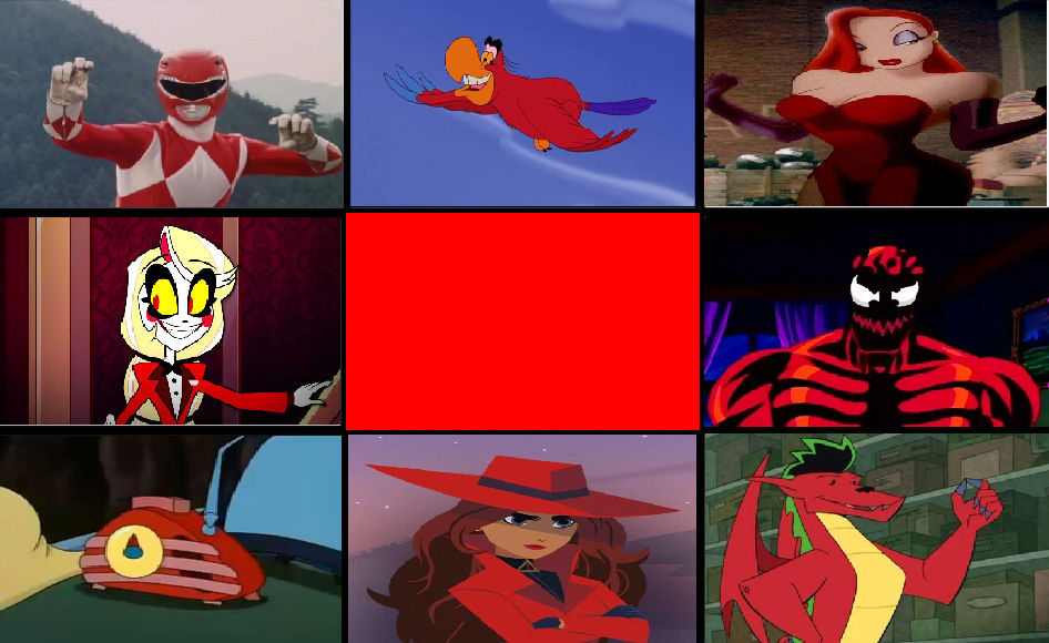 Red Chaacter My fave Red Characters by DarkMagicianmon on DeviantArt
