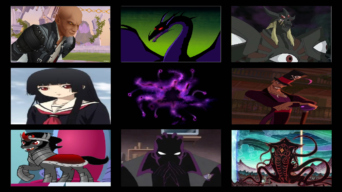 My fave Dark Characters by DarkMagicianmon on DeviantArt