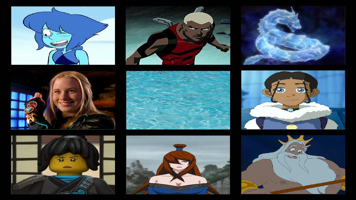 Water Feature Character My Fave Water Characters by DarkMagicianmon on DeviantArt