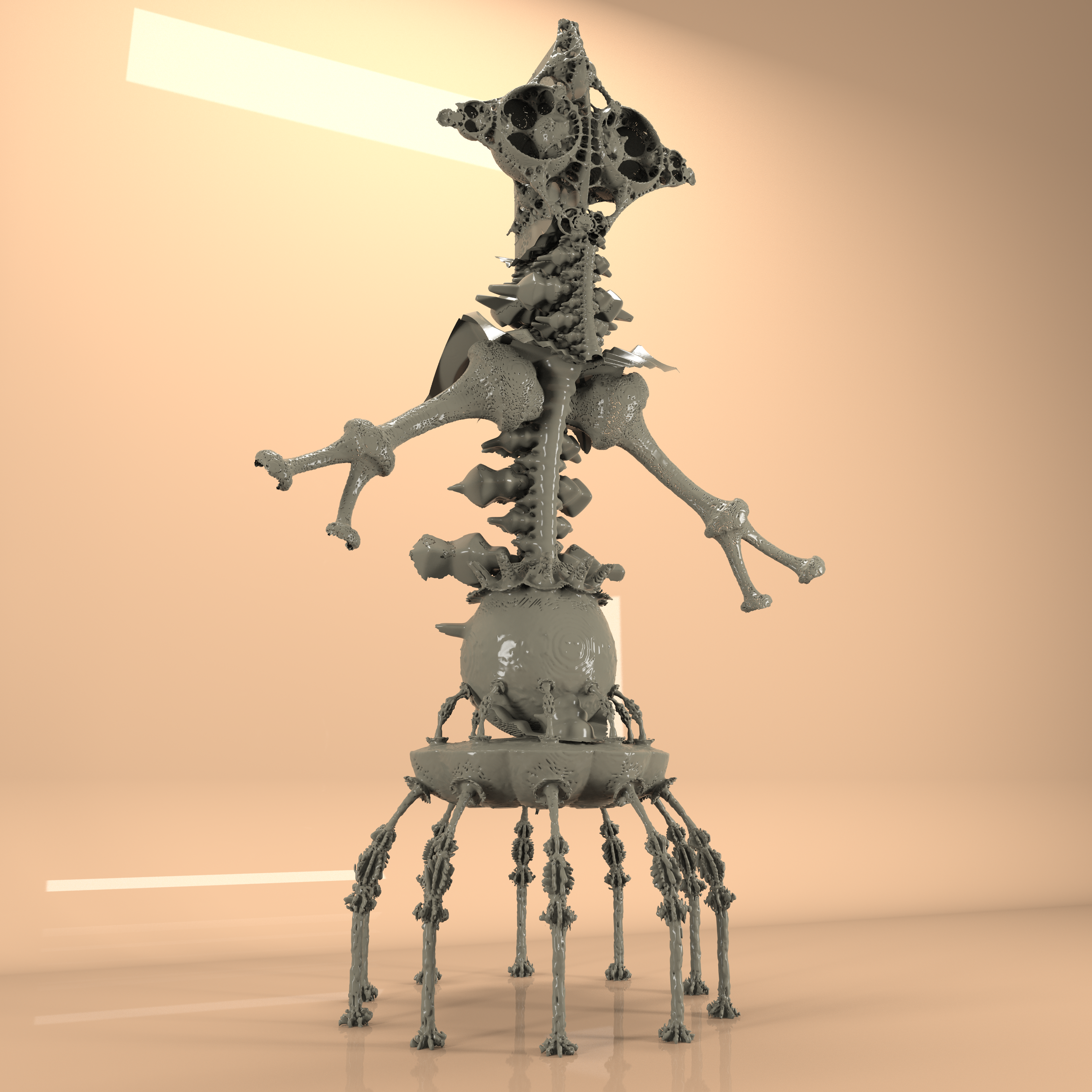 Homunculus - from Mandelbulb3D meshes