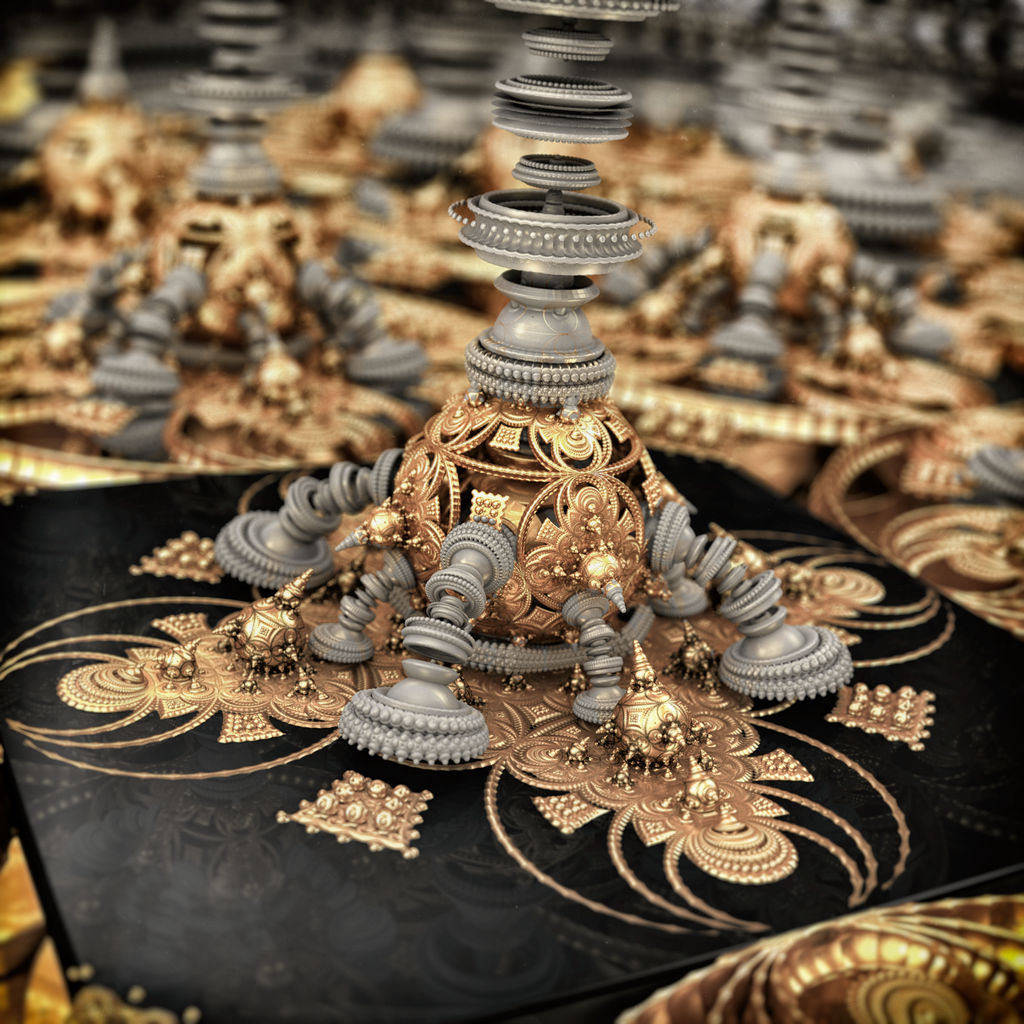 Decomb 2xIFS DEcomb - Mandelbulb3D with Parameter by matze2001 on DeviantArt
