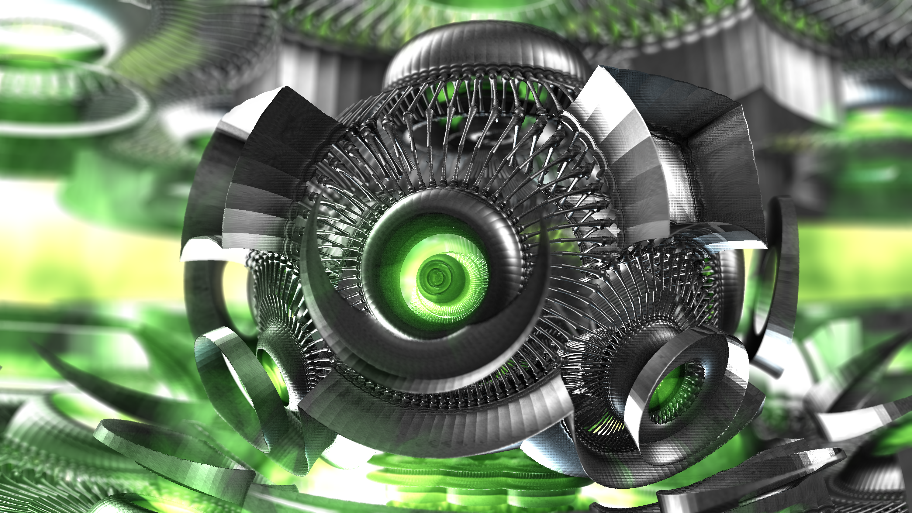 green eye - Mandelbulb3D with Parameter