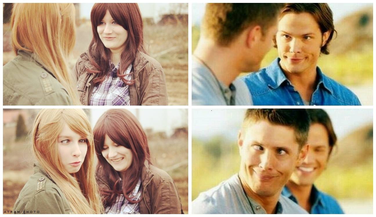 SUPERNATURAL female Dean and Sam