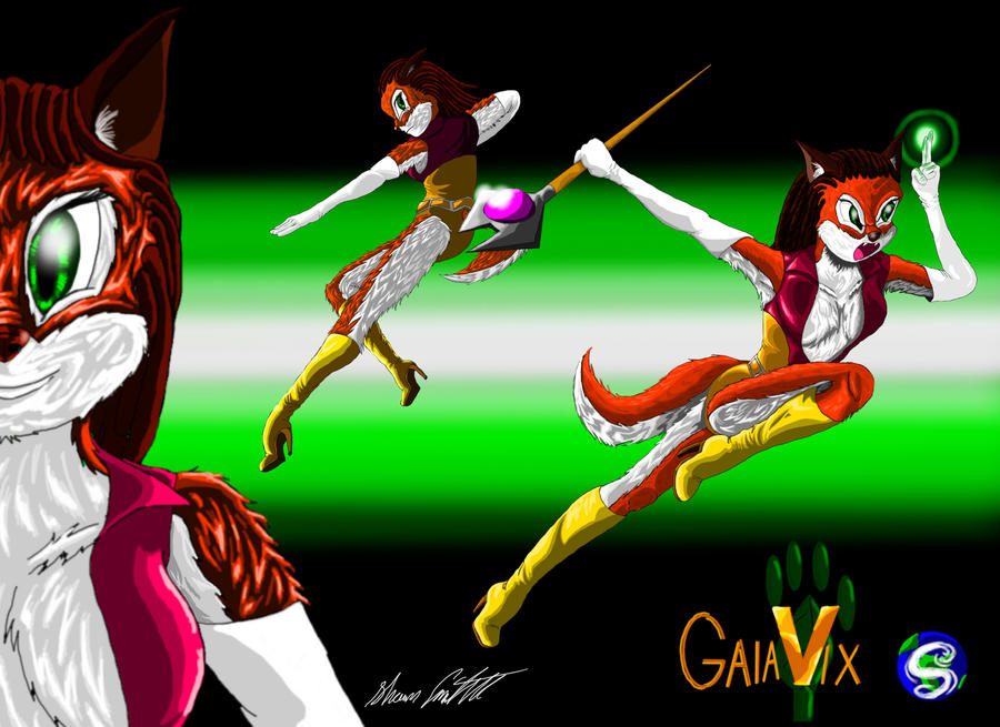 GaiaVix: Anthro Heroine