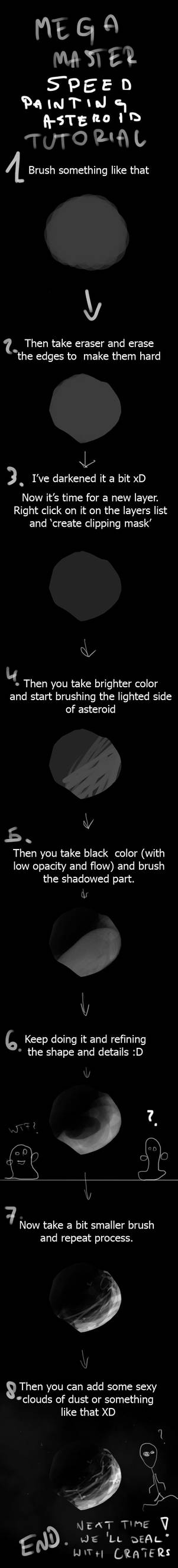 Asteroid painting tutorial
