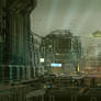 CoffeePainting: Sci-fi city