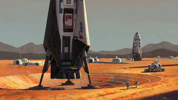 Interplanetary Transport System at Alpha Site