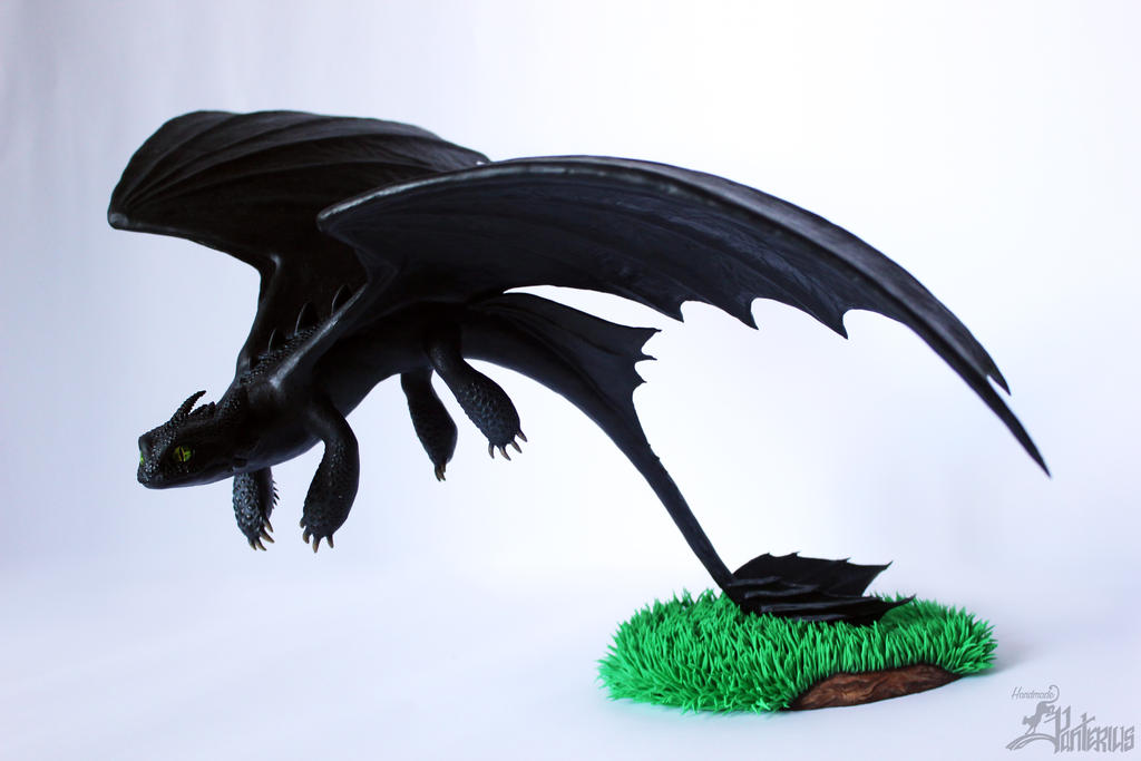 Night Fury Toothless from How to train your dragon by Panterius on ...