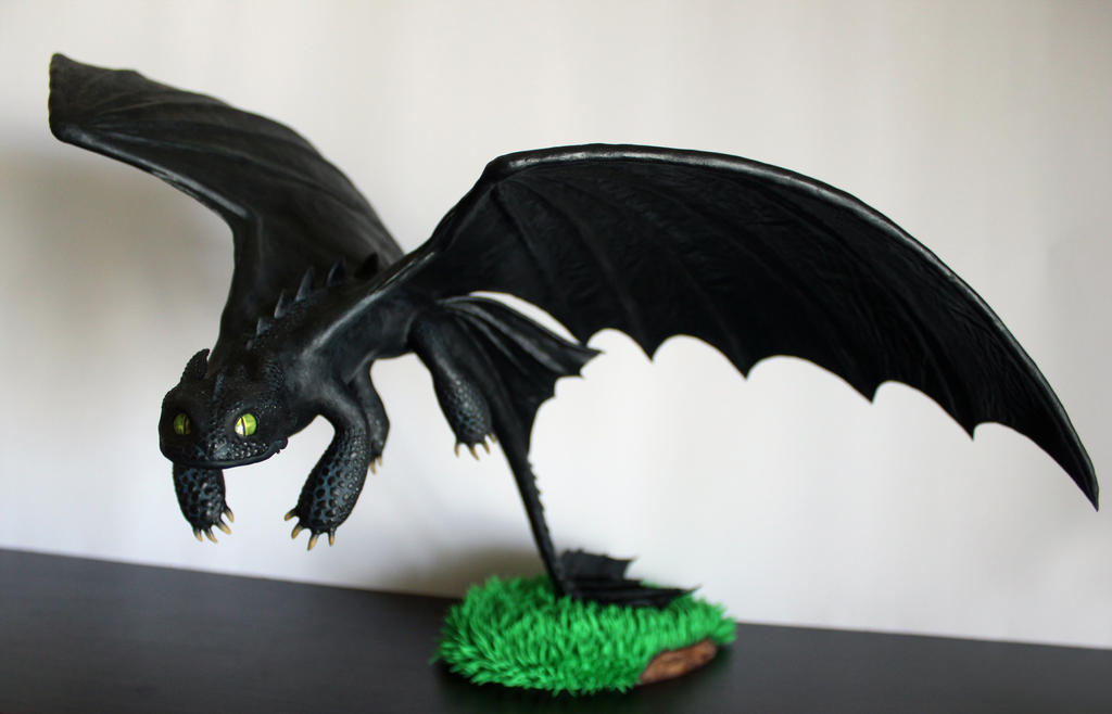 Night Fury Toothless from How to train your dragon by Panterius on ...