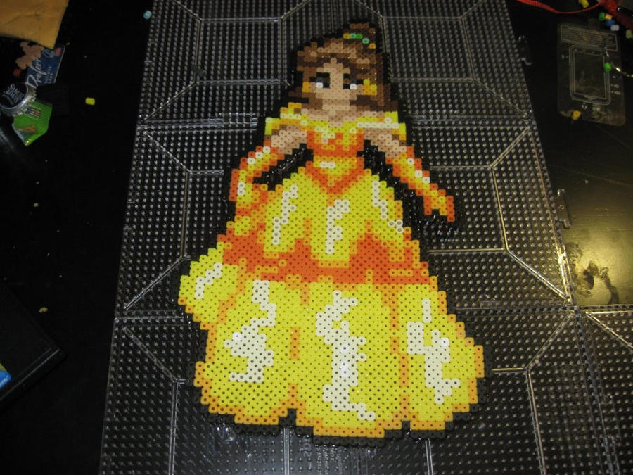 Disney Princesses with Hama beads