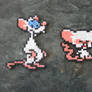 Pinky and the Brain Perler