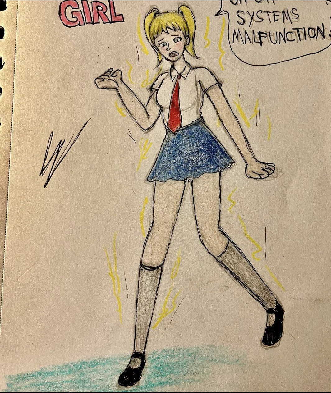 Bionic girl drawing by gonzalomunoz on DeviantArt