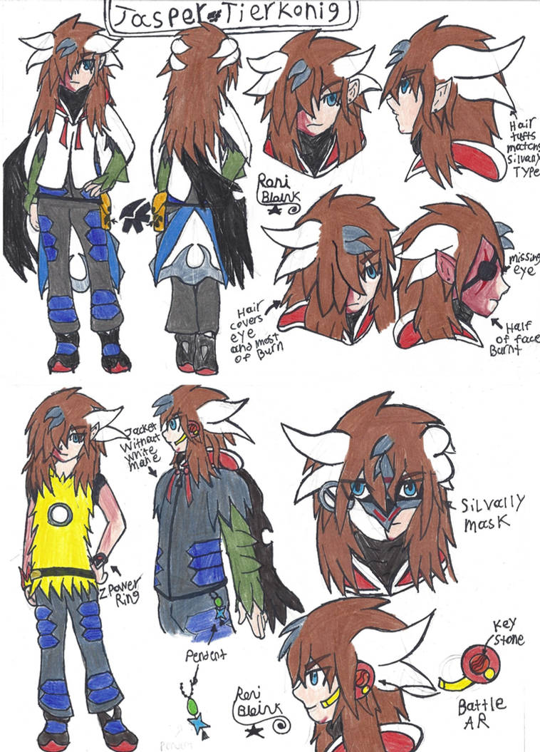 Jasper Model Sheet by SilvallyZel on DeviantArt