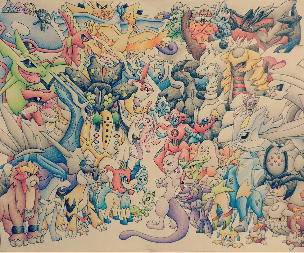 Legendary Pokemon by EmmaRawrr on DeviantArt