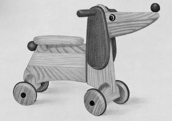 Wooden dog