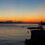 sky of croatia: evening harbor 1