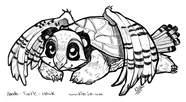 Day 4: 3 Animals in One by kina on DeviantArt Day 4: 3 Animals in One by kina on DeviantArt