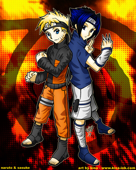 Naruto and Sasuke