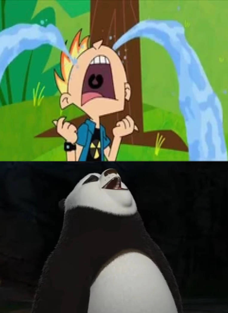 Johnny Crying Panel Po laughs at Johnny Test crying. by JohnHugh20 on DeviantArt
