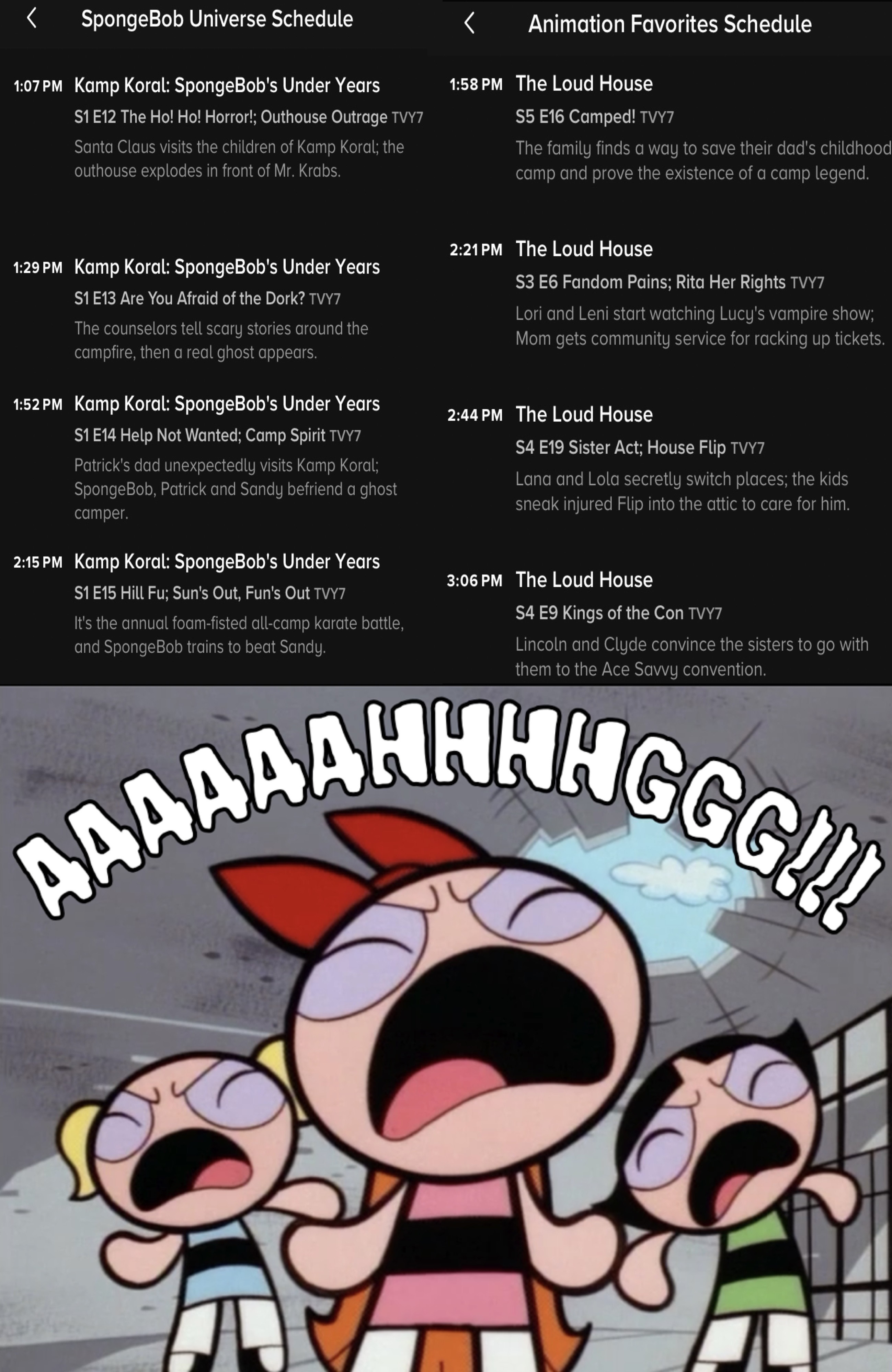 The PPG hates The Paramount+ Animation Schedule by JohnHugh20 on DeviantArt