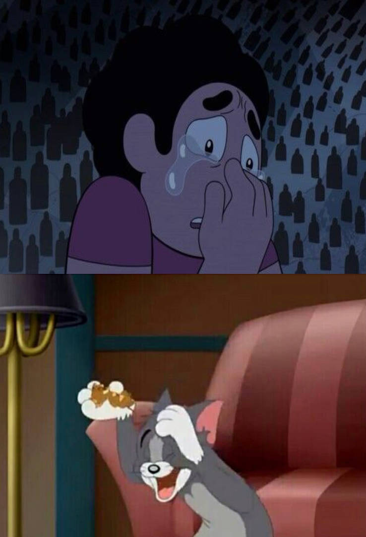 Tom and Jerry laughing at Steven Universe Crying. by JohnHugh20 on ...
