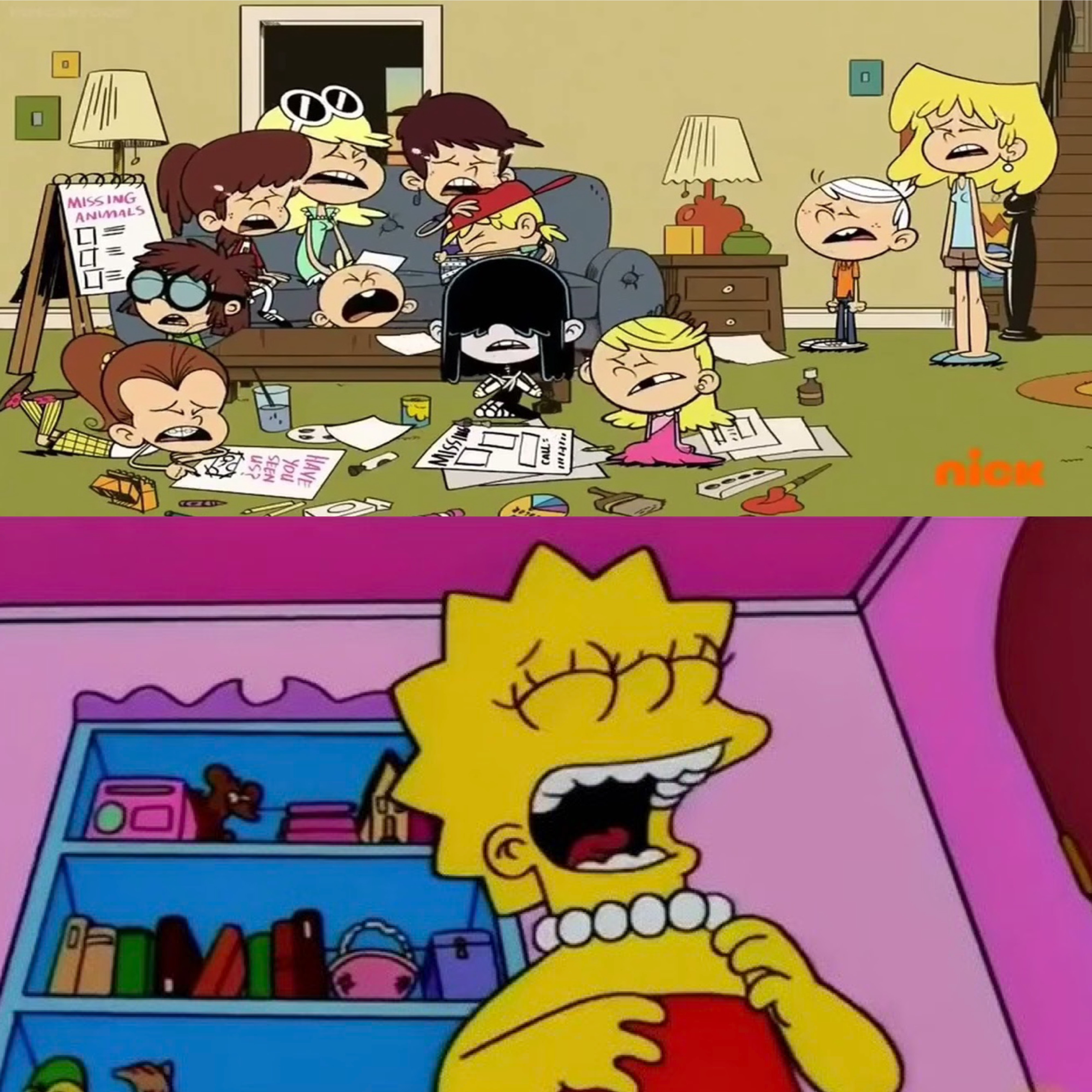 Lisa Crying Lisa Simpson Laughs at The Loud Siblings Crying. by JohnHugh20 on ...