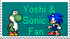 Yoshi and Sonic Fan