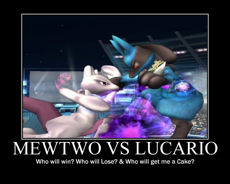 Mewtwo vs Lucario