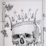 Skull with crown