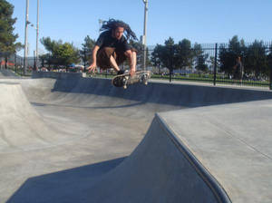 Me Doing A Frontside Air.