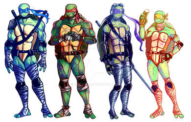 My tmnt redesigns