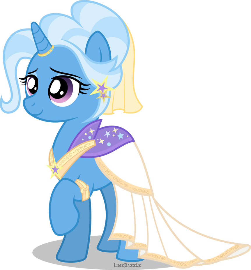Trixie's Wedding Dress by LimeDazzle on DeviantArt