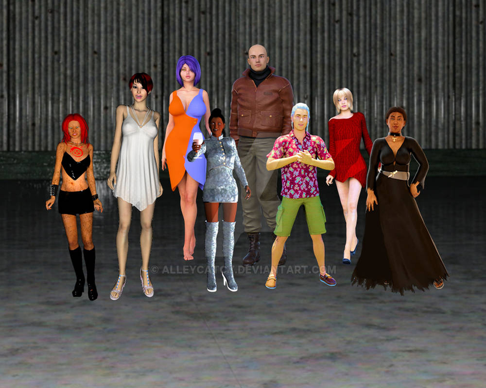 Every single OC by AlleycatCY on DeviantArt