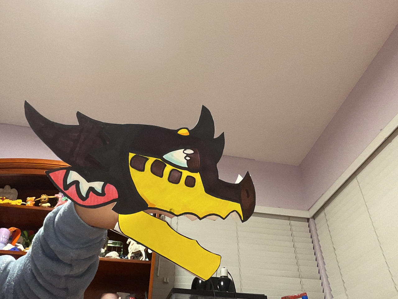 I finally made a paper dragon puppet! by IvyWOF12 on DeviantArt