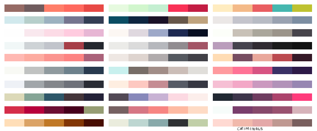 [F2U] colour palettes