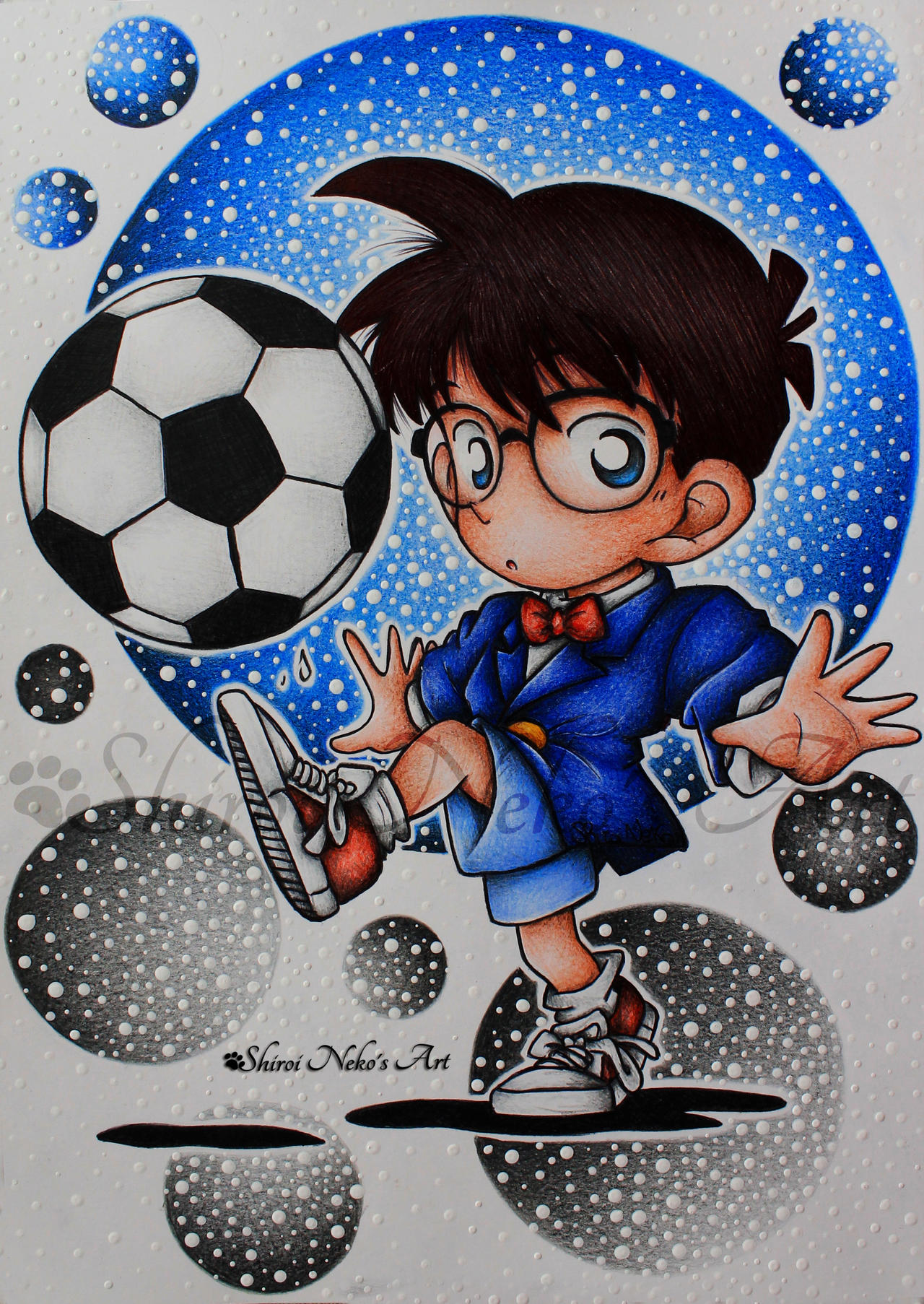 Detective Conan Drawing - Conan Edogawa by ShiroiNekosArt on DeviantArt