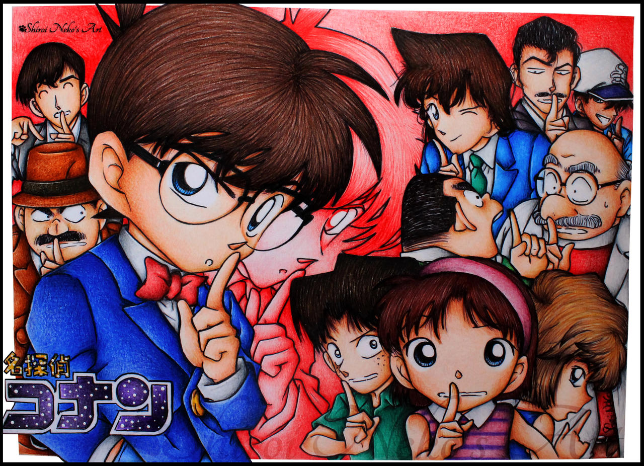 Detective Conan Drawing by ShiroiNekosArt on DeviantArt