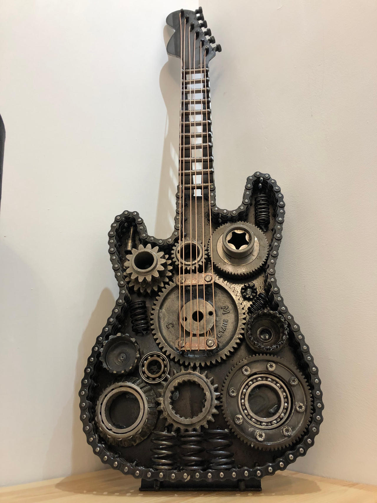 Scrap steel guitar by northwestwelder on DeviantArt