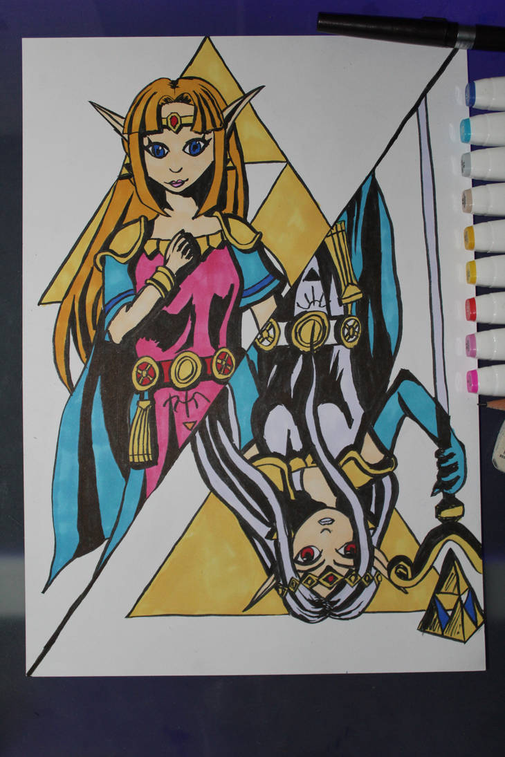 Zelda and Hilda by Frakkle-art Zelda and Hilda by Frakkle-art