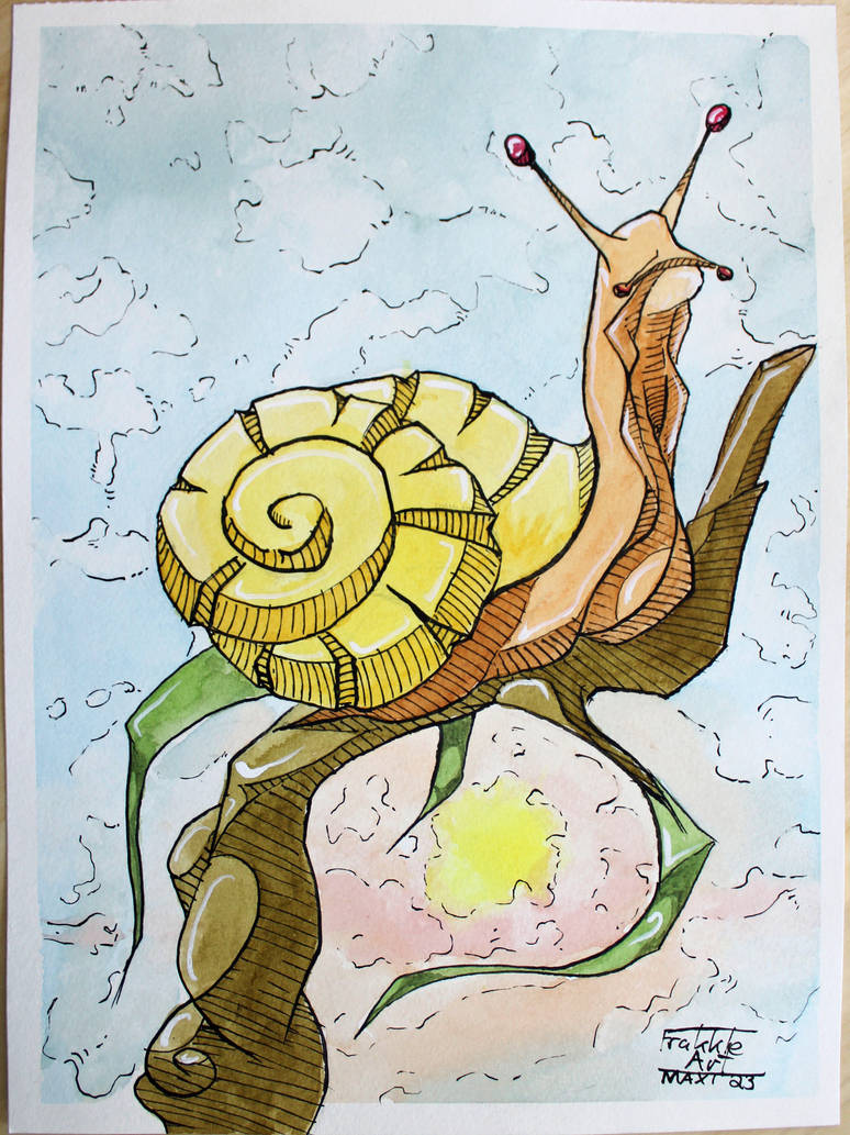 Snail Ink Ink Snail by Frakkle-art on DeviantArt