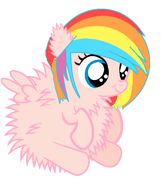 sweet rainbow flufy