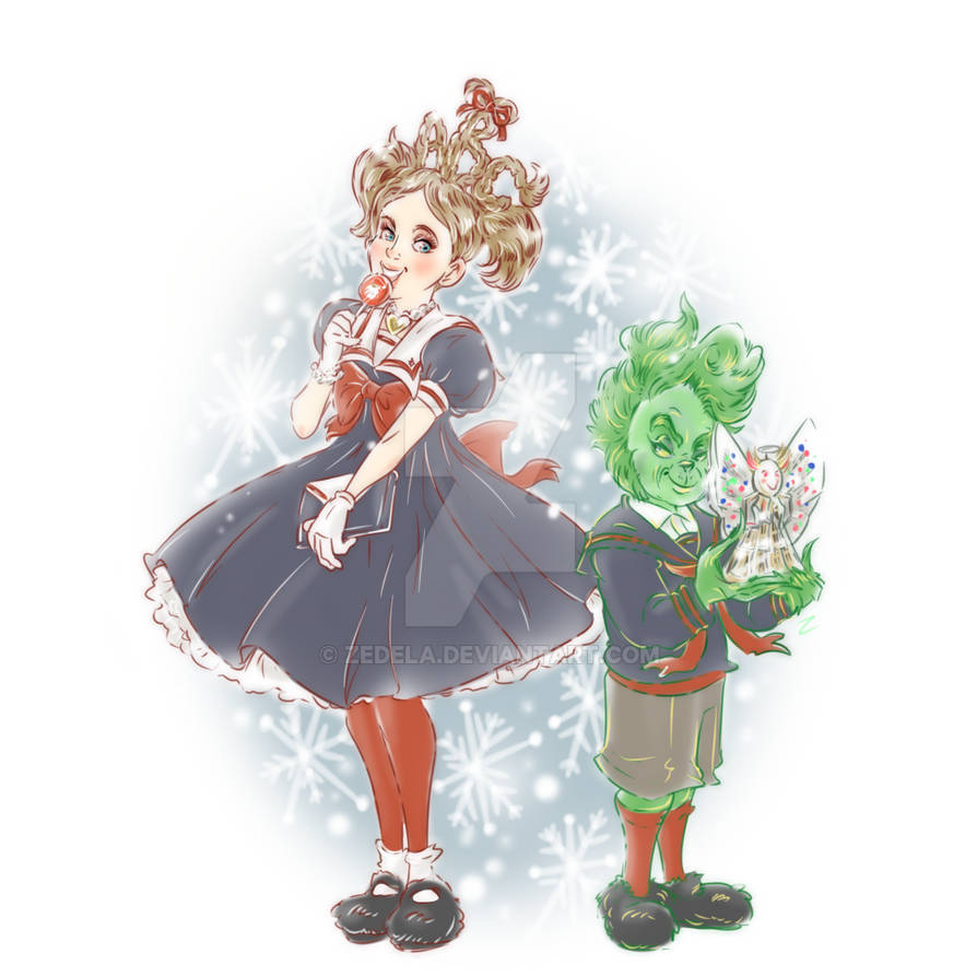 Christmas 2019 - The Grinch and Martha-May by Zedela on DeviantArt