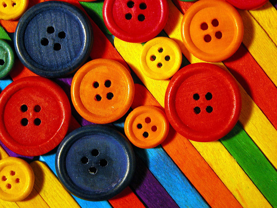 Colored buttons and sticks