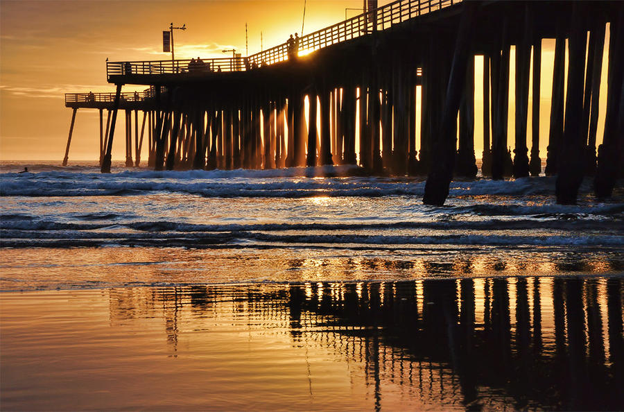 Pismo Beach Pier Sunset Too