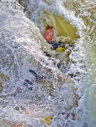 Surfer Swallowed by Wave