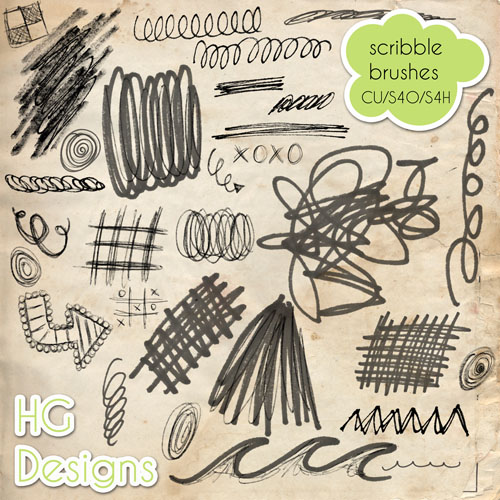 Doodle Scribble Brushes