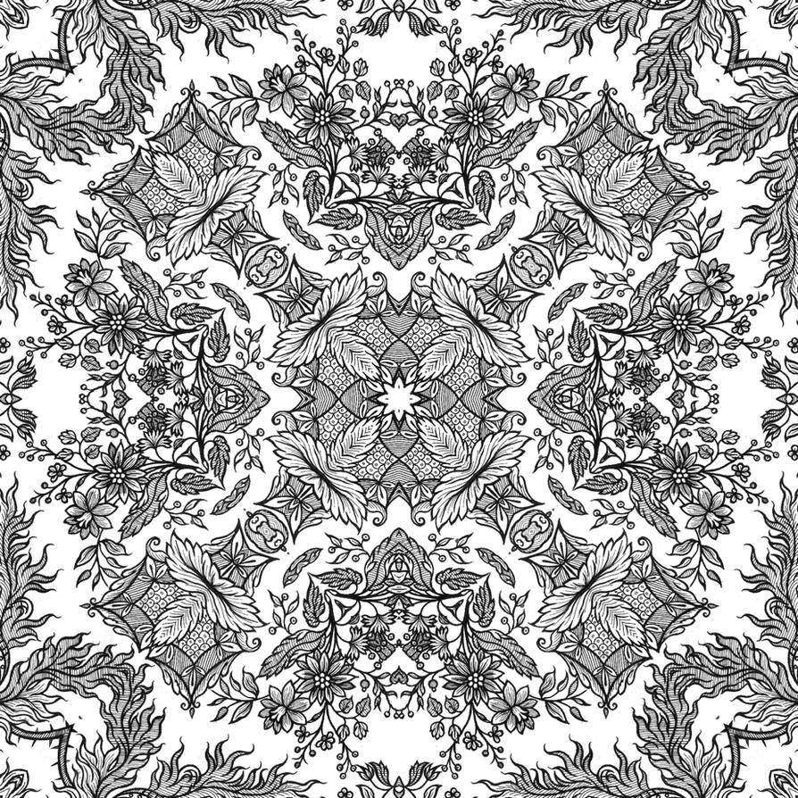 Vintage Seamless Tiling Pattern by HGGraphicDesigns on DeviantArt