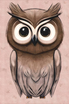 Free Whimsical Owl Illustration